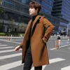 Мужские костюмы Blazers Trench Coats для мужчин зимние шерстяные смеси с пальцами 220823