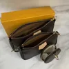 2023 sacs à main de luxe designer sacs à main femmes mini pochette préférée 3pcs accessoires bandoulière vintag sacs à bandoulière en cuir rose vert clair sangles de ceinture