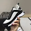 Casual Shoes Sneakers Trainers Womens Shoes Flat Sole Women Luxury Designer Leather White Black Grey Blue Man Woman