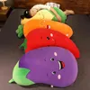 Super Soft Eggplant Carrot Cuddle Pillow Filled Caroon Vegetables Ornamental Corn Chili Duvet Bed Sleeping Tv J220704