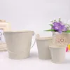 1pcs baldes de metal tinplate mini balde vasos de flores em casa plantadores de ferro plantador de casamento plantador de flores decoração 398 d3