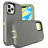 3 в 1 кобуре брони Shockpereper Denfender Armor Cover для iPhone 15 14 11 12 13 Pro Max Protect Case Case Robot Shock -Resect