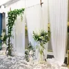 10 m x 48 cm Crystal Organza Tiulle Roll Fabryka Party DIY Krzesła osłona Sheer Wedding Arch Dekorato