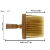 Manico in legno Benrota per pulizia del barbiere casa e salone professionale morbido pennello di acconciature per acconciatura inventario degli strumenti
