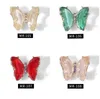 Nail Art Farfalla Gioielli Tridimensionali Super Flash Strass Opale Arco Zircone Farfalle Forma Decorazione Unghie
