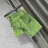 Jupes été mode irrégulière vert cravate teinture Denim jupe femmes taille haute a-ligne courte Sexy filles asymétrique jupesjupes