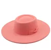 Boinas Capítulo Sombreros para hombres Fedoras fieltro de la primavera Autumn Bowler Moda Fashion Brim Headgear Capilla Beach Boda Imagen Black Wend