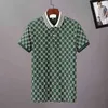 2024 Vêtements de créateurs Logo imprimé sur des t-shirts Polo Cotton Men's Polo Casual Crew Couple Polos Shirt Summer Lettre simple
