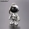 Keychains Voikukkka Jóias 3D Space Robot Astronaut Keychain Chancelador Bag do pendente para homem Mulheres amigas miri22