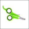 Stainless Steel Pet Nail Clipper Dogs Cats Scissors Trimmer Grooming Supplies For Pets Health 180 G2 Drop Delivery 2021 Dog Home Garden Qb