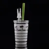 Hookahs Bubbler Coconut Tree Maple Leaf Starbucks Copas de vidro Mini fumando óleo sonda sonda de óleo dab pequeno tubo de água reciclador