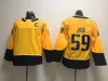 Crianças Vladimir Tarasenko O'Reilly Binnington Hóquei Jerseys Steven Stamkos Kucherov Brent Burns Logan Couture Kakko Panarin Lundqvist Forsberg Johansen Josi Camiseta