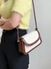 أكياس مسائية على النقيض من حقيبة المرأة رفرف الأزياء بو الجلود الكتف الكتف للنساء حقائب اليد الفاخرة أنثى 2022 Trendevening
