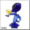 Designer new smoking pipe Alien Glass Pipes Bubblers 6.22 tall G Spot Bong Water smoking accessories Mixed color