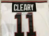 C26 NIK1 # 11 DANIEL CLEARY Grand Rapids Griffins Wit Heren Hockey Jersey Borduurwerk Gestikt Personaliseer elk nummer en Naam Jerseys