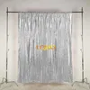 Party Decoration Perfectly 4FTx7FT Navy Blue Sequin Fabric Background Pobooth Backdrop Gold Wedding Curtain For Christmas/Wedding Decoration
