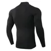 Thermal Underwear For Men High Collar Camiseta Termica Sport Thermo Shirt Quick Dry Compressed Underwear Clothes Men Bielizna 220817