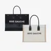 2022 New style luxury designer shopping bag Womens Rive Gauche Outdoor travel tote handbag fashion linen Large Beach bags Crossbody big Shoulder mens Wallet Purses