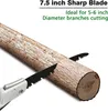 Ensembles d'outils à main professionnels scie pliante avec lame en acier SK5 robuste poignée en caoutchouc souple tranchante pour la coupe des arbres coupe du bois outils ménagersP
