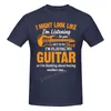 Erkekler Tişörtler Gitar Gömlek Erkekler Komik Oyuncu Serin Müzik T-Shirt Hediye Müzisyen Fender Gömlek Tee Topmen's