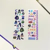 Hediye Sargısı Bronzing DIY Scrapbooking Dekoratif Kolaj Telefon Günlüğü Mutlu Plan Malzeme Sticker Kore Korsantı Sevimli INS Lazer StickersGift