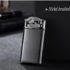 Portable Unusual Torch Lighters Open Flame Grinding Wheel Lighter Windproof Cigar Butane Gas Lighter