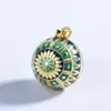 Pendant Necklaces Eudora 20mm Vintage Mexican Bola Harmony Chime Ball Elegant Pregnancy Necklace For Women Fashion Jewelry Gift N14NB333-1Pe