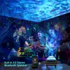 UFO LED LEG Night Light Star Projector Bluetooth التحكم عن بُعد 21 ألوان Party Light USB Charge Family Living Room Room Decoration زخرفة هدية