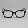 ファッションサングラスフレームvazrobe四角い眼鏡男性黒いメガネ処方のための男性の厚い眼鏡ディオプターファッション