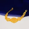 Arabic Dubai Jewelry Set for Women Earrings Ethiopian African Long Chain Gold Color Necklace Wedding Bridal Gift 220810