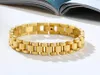 10 mm 7 inch (18 cm) roestvrijstalen armband dames dames polsbandketen voor tienermeisjes hiphop gouden wrap armband