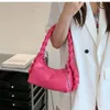 Evening Bags Ladies Candy Color Chain Shoulder Bag High Quality Net Celebrity Messenger Fashion Handbag Braided Underarm BagEvening