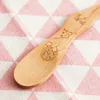 Cute Cartoon Children Wooden Spoon Coffee Tea Soup Stirring Spoons Dessert Honey Cutlery Baby Kids Kitchen Tools Tableware 220509