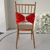 40pcs Chiavari Satin Chair Band Sashs with Pearl Backle for Wedding Party Decoration