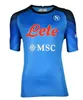 21 22 23 SSc Napoli Soccer Maglie di calcio Halzano Lozano Osimhen Zielinski Shirt da calcio in edizione Maglia Rrahmani Maradona 2022 2023 Maillots de Foot Kit Kit Kit