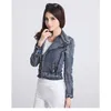 Damenjacken Plus Damen Größe S-XL Frühling Sommer Motorrad Kurz Stretch Kurzärmelige Jeansjacke Hellblaue JeansmäntelDamen