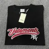 Big Red Embroidery Vetements tShirt Men Women High Quality Summer Vtm Loose Short Sleeve 220613