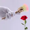 メイクアップブラシブラシブラッシュファンデーションパウダーメイクアップネイルアートブラシソフトクリーンダストピンクのバラの花の形女性化粧品ツールメイクアップ