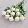 51cm Length Artificial Bulgarian Rose Flowers Wedding Festival Party Simulation Rose Decor