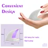 US STOCK Nail Lamp UV for Gel Nails Novelty Lighting 60S Smart Timing Nail Dryer 16W Mini Gels Led Lamps with USB Polygel Nailing Kit UVs Portable Art Tools