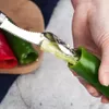 Fruit Vegetable Tools Stainless Steel Cut Pepper To Core Household Tiger Skin Green Pepper Seeded Slicer Tomato Remover Deseeder Tool