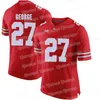 N3740 NCAA College Ohio State Buckeyes Football Jersey C.J. Stroud Chris Olave Garrett Eddie George Fields Wilson Teague III Julian Fleming J.T.