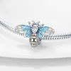 925 silver Fit Pandora Original charms DIY Pendant women Bracelets beads Butterfly Flower Bouquet Bee Dragonfly Dangle