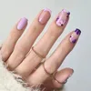 False Nail Luxury Designs 24PCS Nail Tip Full Cover Wearable Finished Fingernails