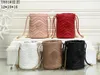 Brand luxury design mini bucket bag 2022 women039s fashion retro style one shoulder crossbody bags printed color handbag1041069