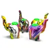 Colorful Elephant Animal Shape Water Pipe Silicon Material Mini Pipes Hookahs Smoking Accessories Glass Bongs Dab Rigs Oil Rig SP338