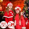 2023 Nya barn julglasögon dekoration christma dekorationer foto props snögubbe älg parti glasögon sn4623