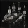 Accessori per fumatori Punta al quarzo per nettare 10mm 14mm 18mm Joint Dab Straw Quarzo Drip Tips Domeless Nails Glass Water Bong