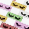 3D False Eyelashes Color Eyelash Combination Lash Curler and Brush Natural Thick Wholesale Makeup Fake Lashes