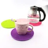 Multifunctional Round Silicone Non-Slip Heat Resistant silicone mats Coaster Cushion Place Mat Pots Holder Kitchen Accessories SN6619